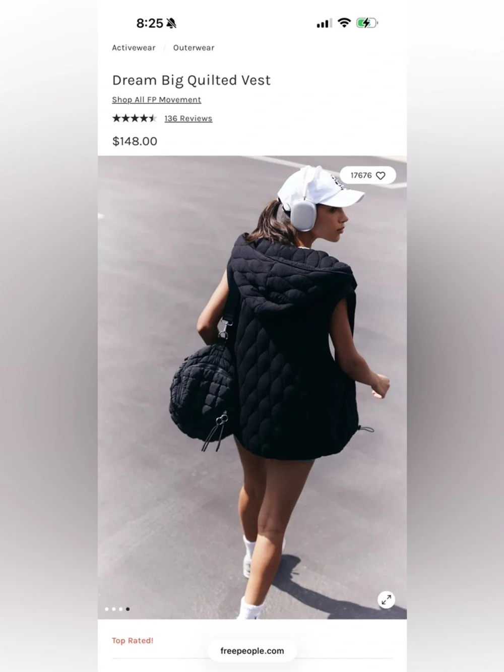 Free People Dream Big Quilted Vest - Picture 4 of 4